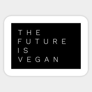 VeganZEN | The Future is Vegan (Blackout) Sticker